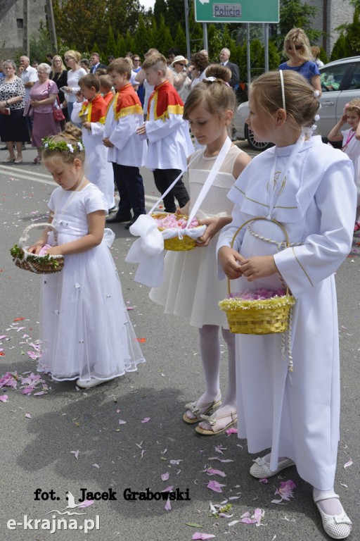 Boże Ciało. Procesja w Sośnie