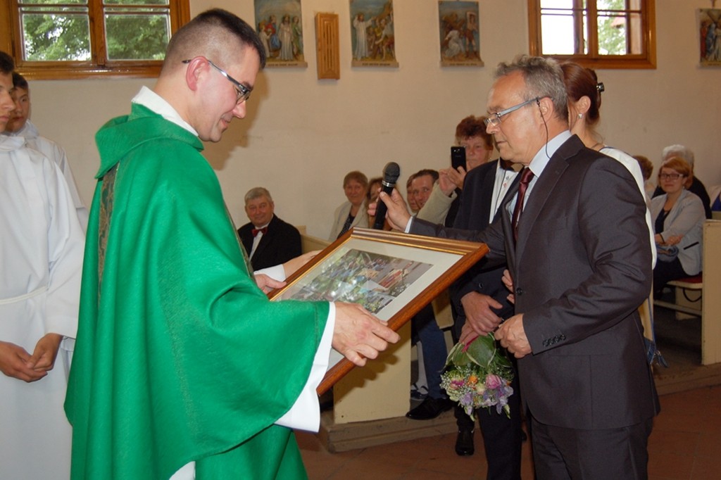 Pożegnanie proboszcza parafii w Wielowiczu