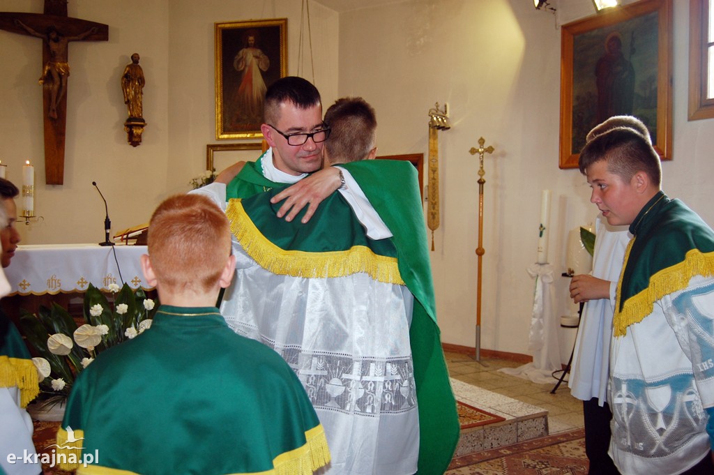 Pożegnanie proboszcza parafii w Wielowiczu