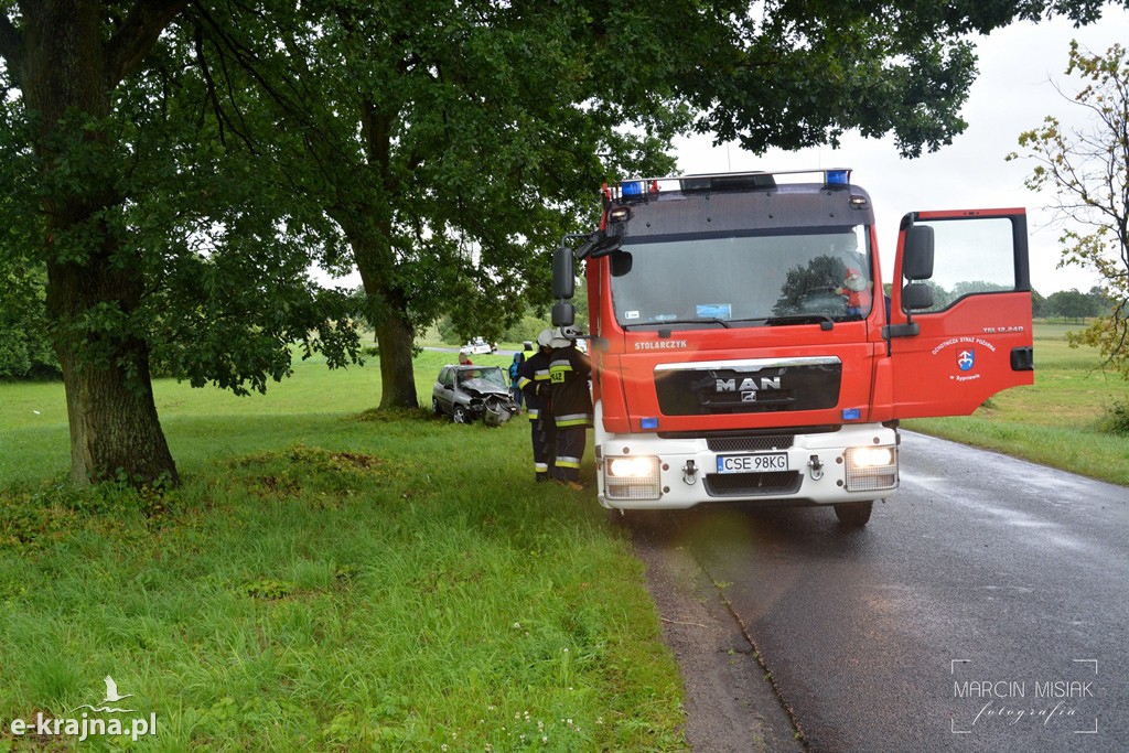 Wypadek na trasie Sypniewo -  Więcbork