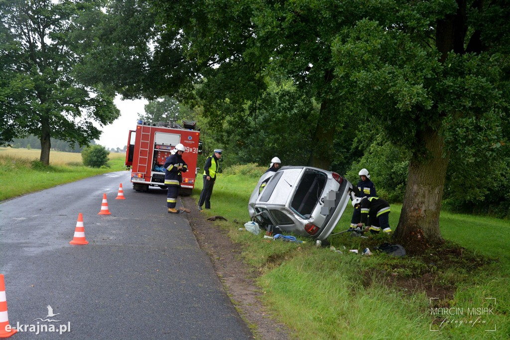 Wypadek na trasie Sypniewo -  Więcbork