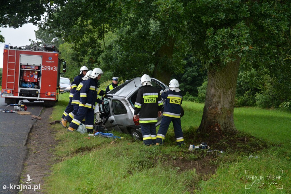 Wypadek na trasie Sypniewo -  Więcbork