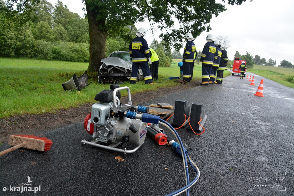 Wypadek na trasie Sypniewo -  Więcbork