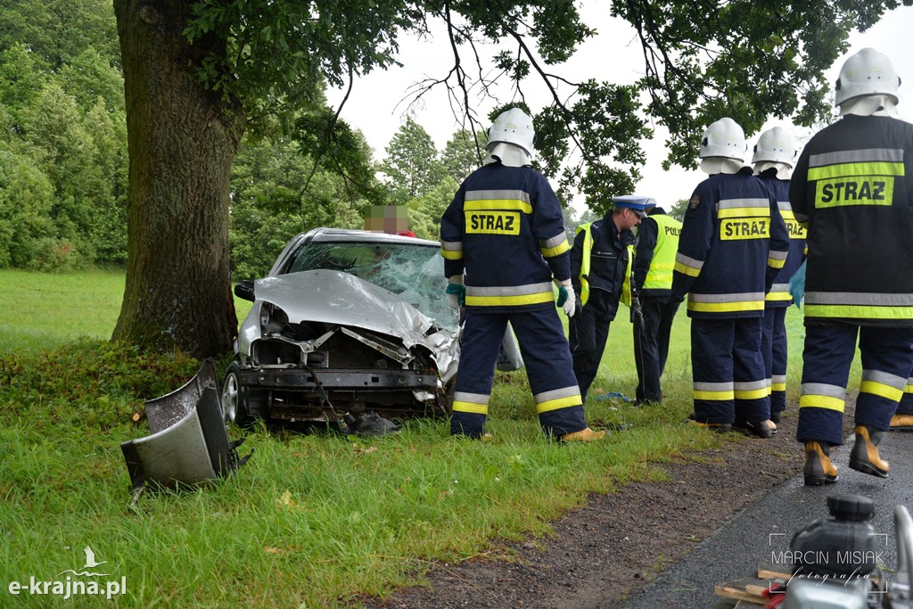 Wypadek na trasie Sypniewo -  Więcbork