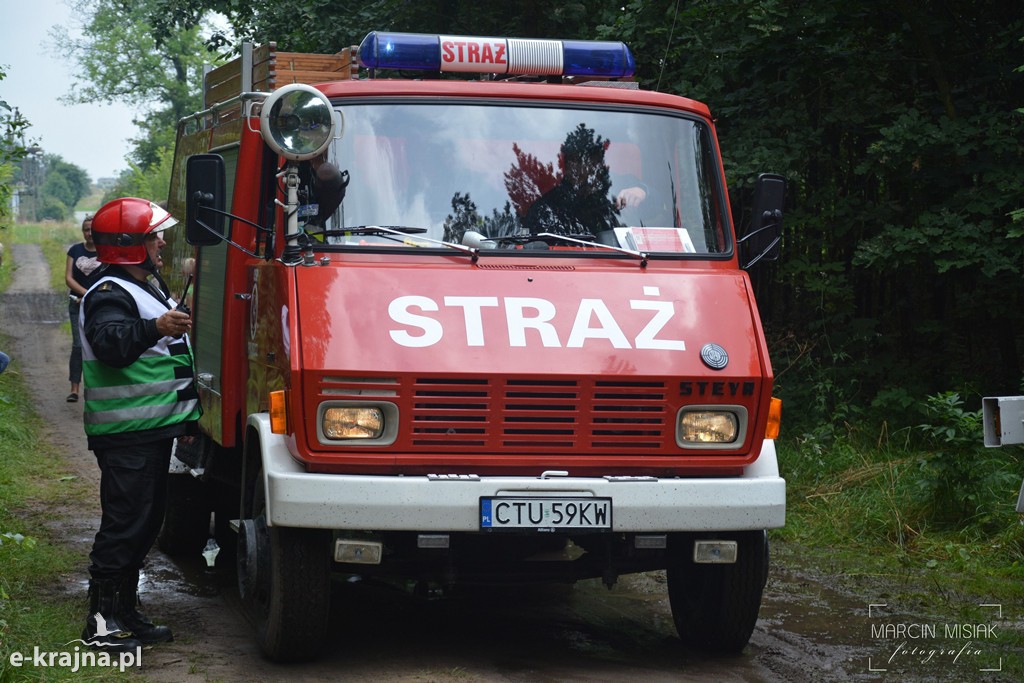 Pożar lasu w Ludwichowie