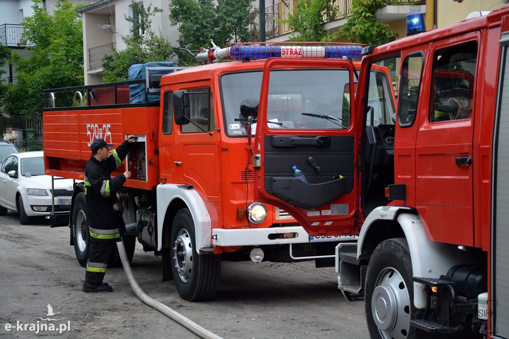 Pożar piwnicy w Kamieniu Krajeńskim
