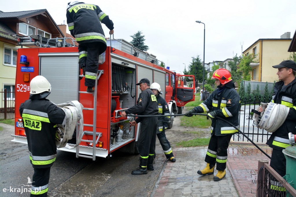 Pożar piwnicy w Kamieniu Krajeńskim