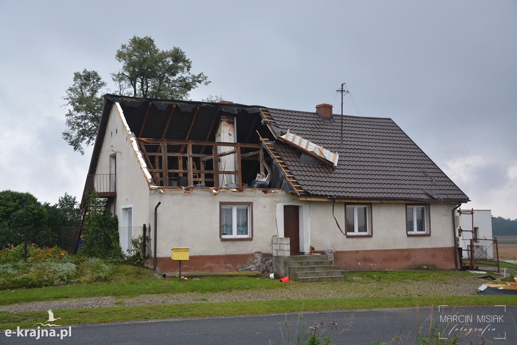 Ogromne zniszczenia po piątkowej nawałnicy