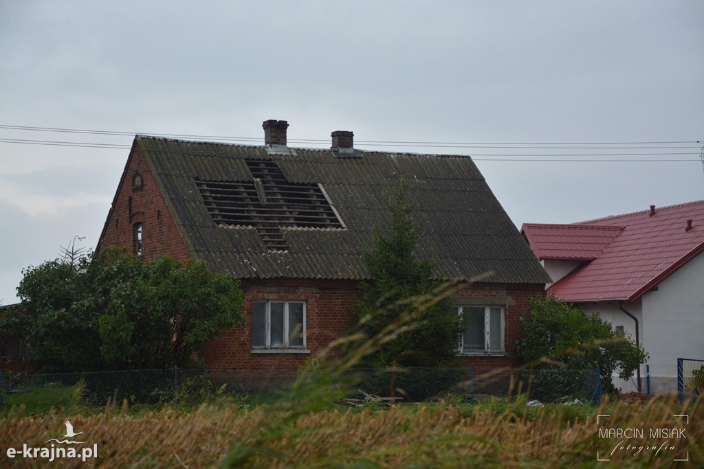 Ogromne zniszczenia po piątkowej nawałnicy