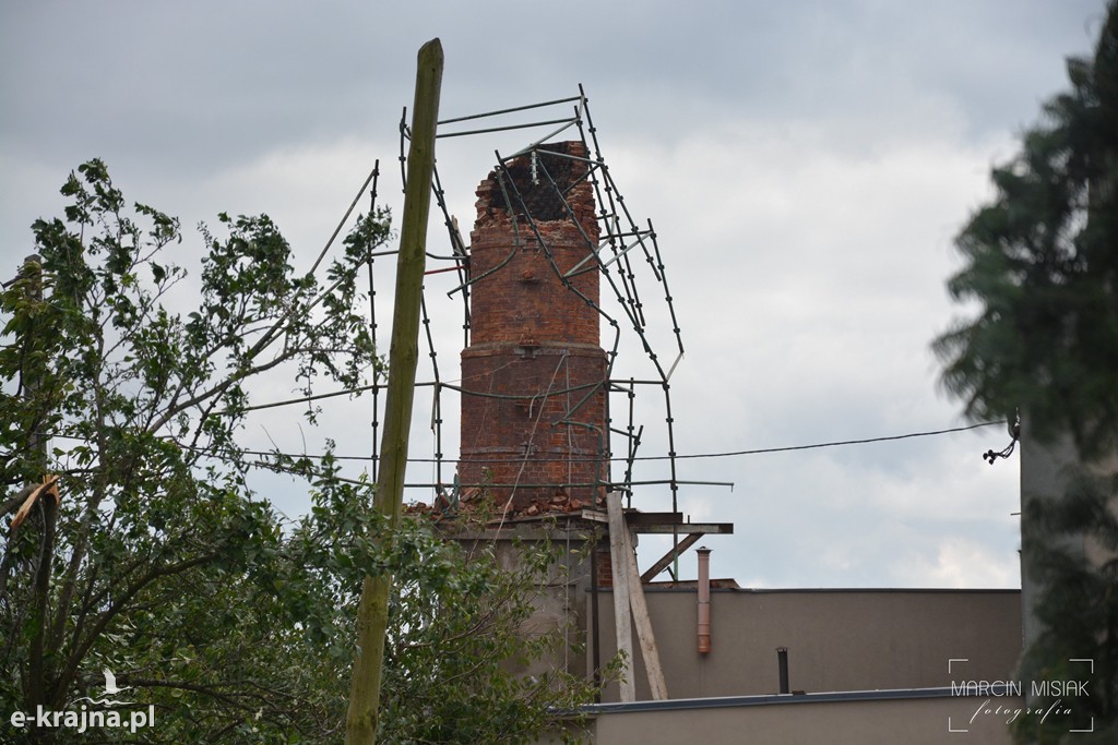 Ogromne zniszczenia po piątkowej nawałnicy