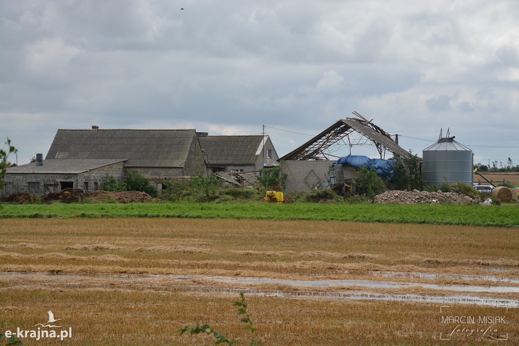 Ogromne zniszczenia po piątkowej nawałnicy