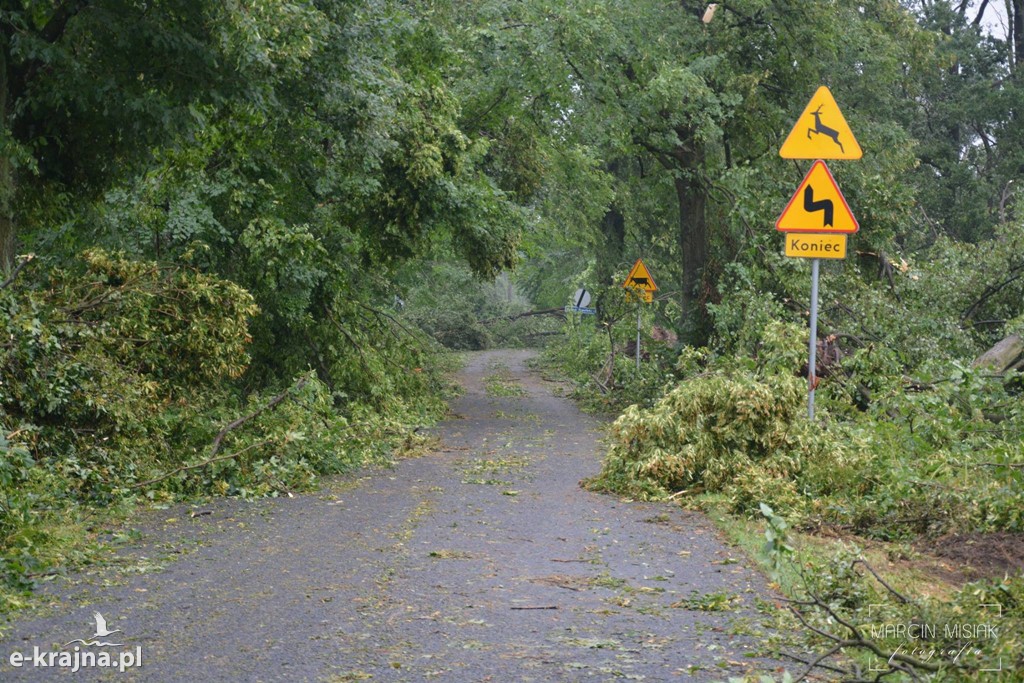 Ogromne zniszczenia po piątkowej nawałnicy
