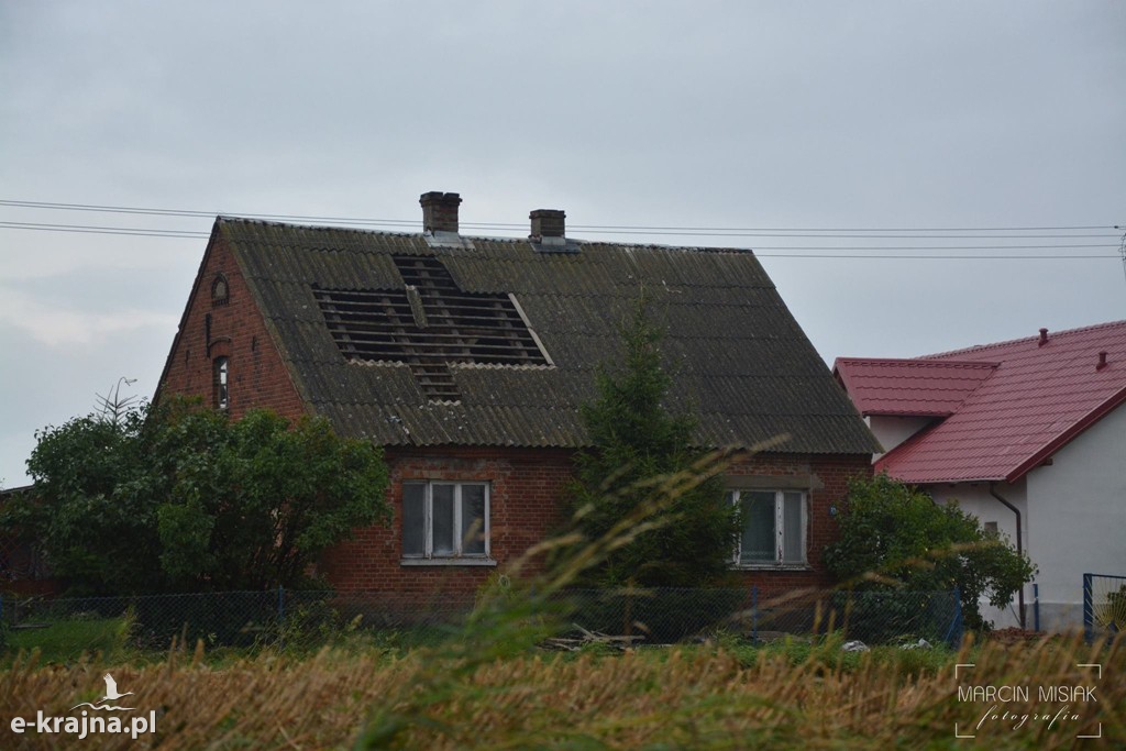 Ogromne zniszczenia po piątkowej nawałnicy