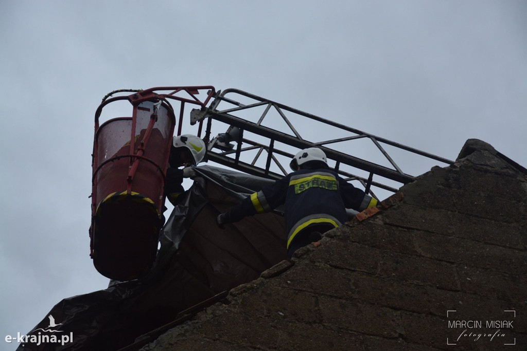 Ogromne zniszczenia po piątkowej nawałnicy