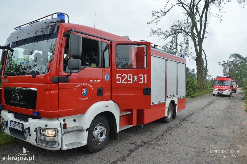 Ogromne zniszczenia po piątkowej nawałnicy