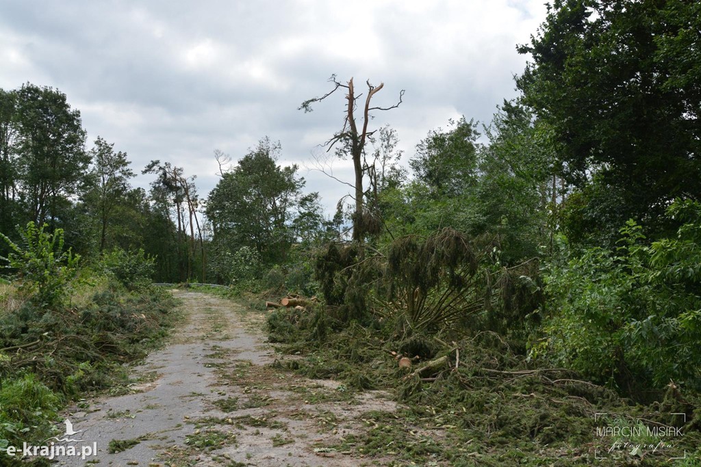 Ogromne zniszczenia po piątkowej nawałnicy