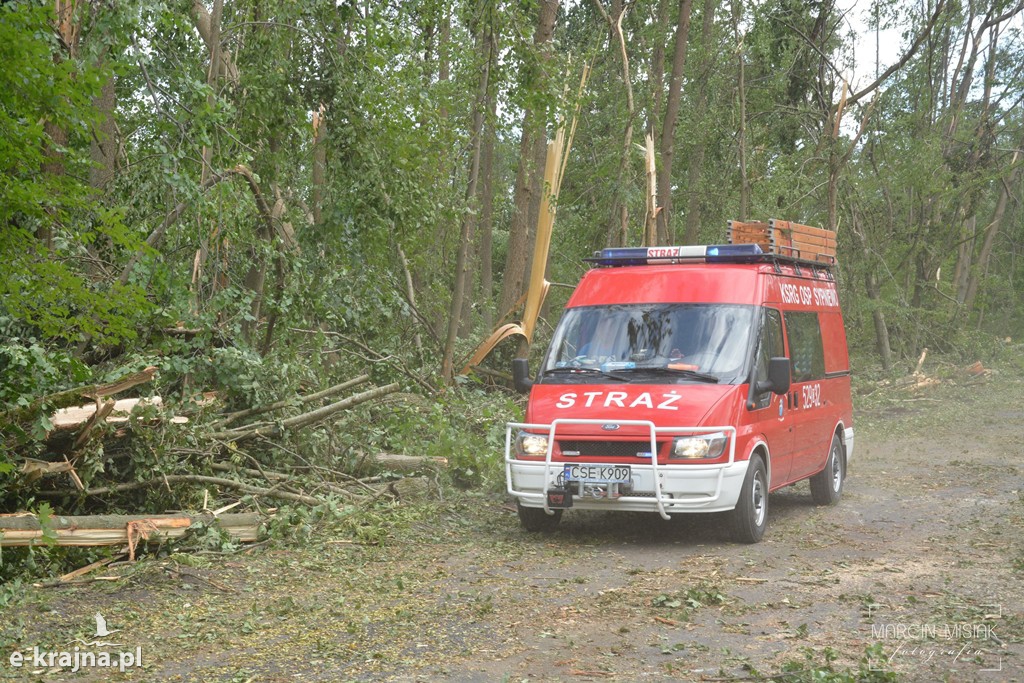 KG PSP podsumowuje skutki nawałnic