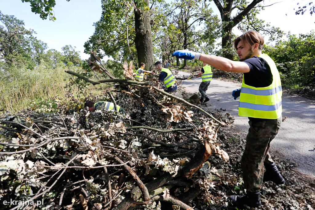 50-osobowa grupa wolontariuszy w gminie Sośno