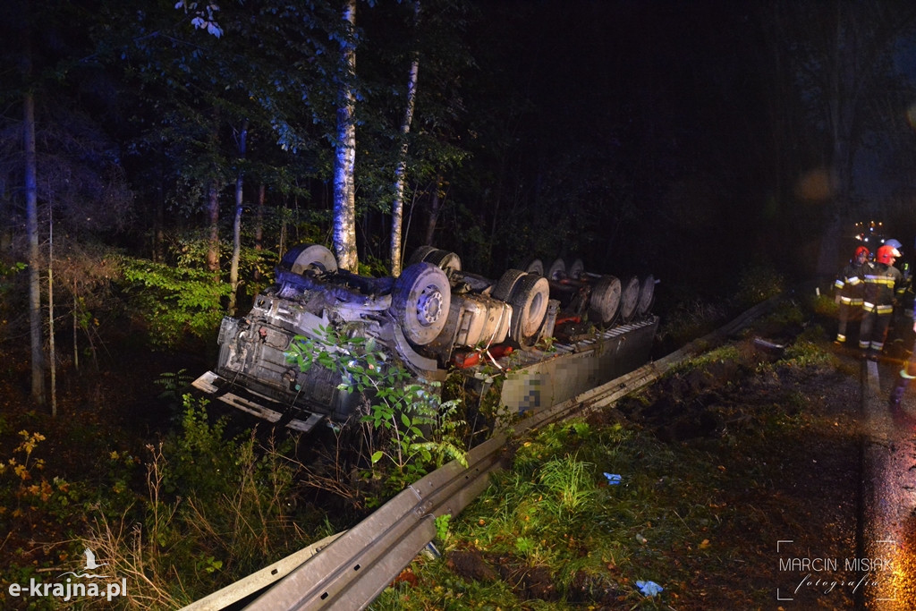Tragiczny wypadek na drodze krajowej nr 25