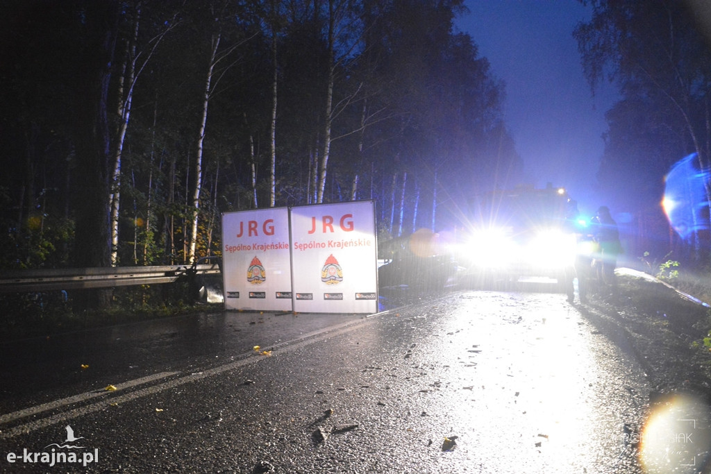Tragiczny wypadek na drodze krajowej nr 25