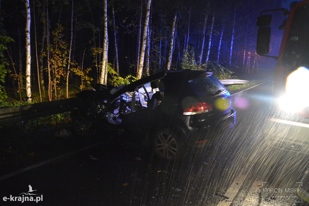Tragiczny wypadek na drodze krajowej nr 25