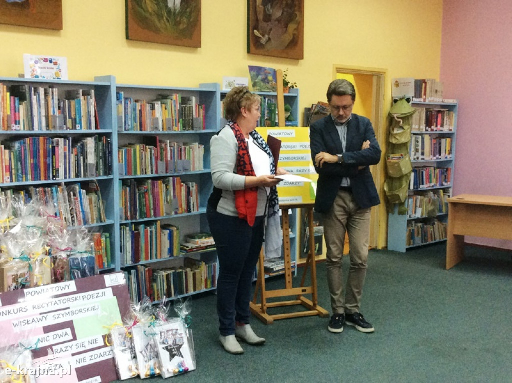 Gościem sępoleńskiej biblioteki był Michał Rusinek