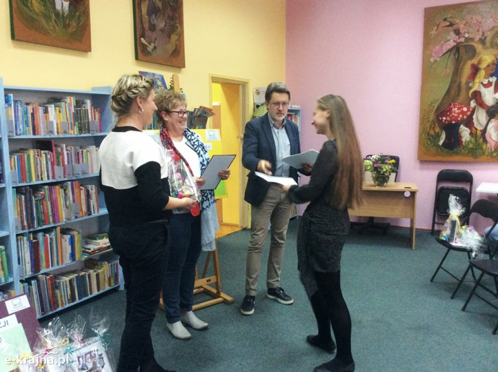 Gościem sępoleńskiej biblioteki był Michał Rusinek