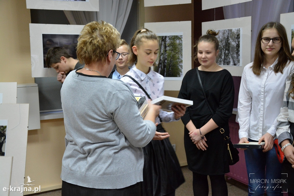 Drzewa w sępoleńskiej bibliotece