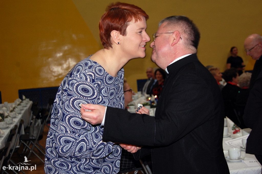 Z opłatkiem w ręku
