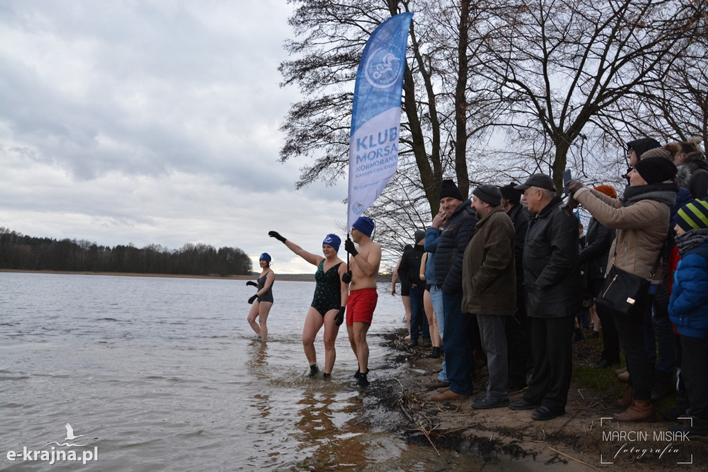 Powitanie Nowego Roku na sępoleńskiej plaży