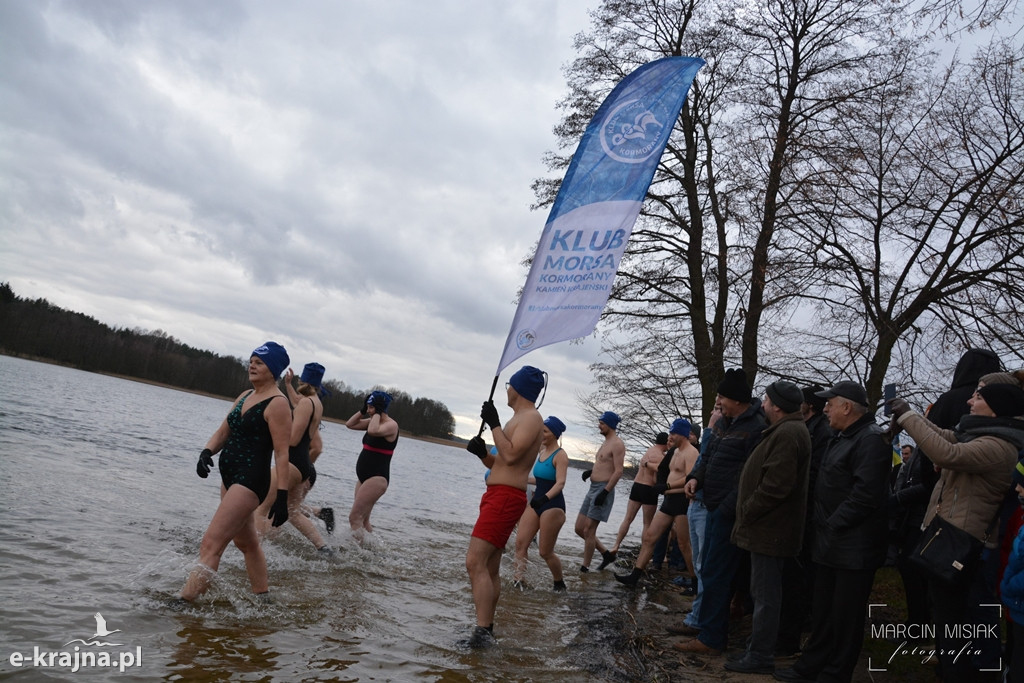 Powitanie Nowego Roku na sępoleńskiej plaży