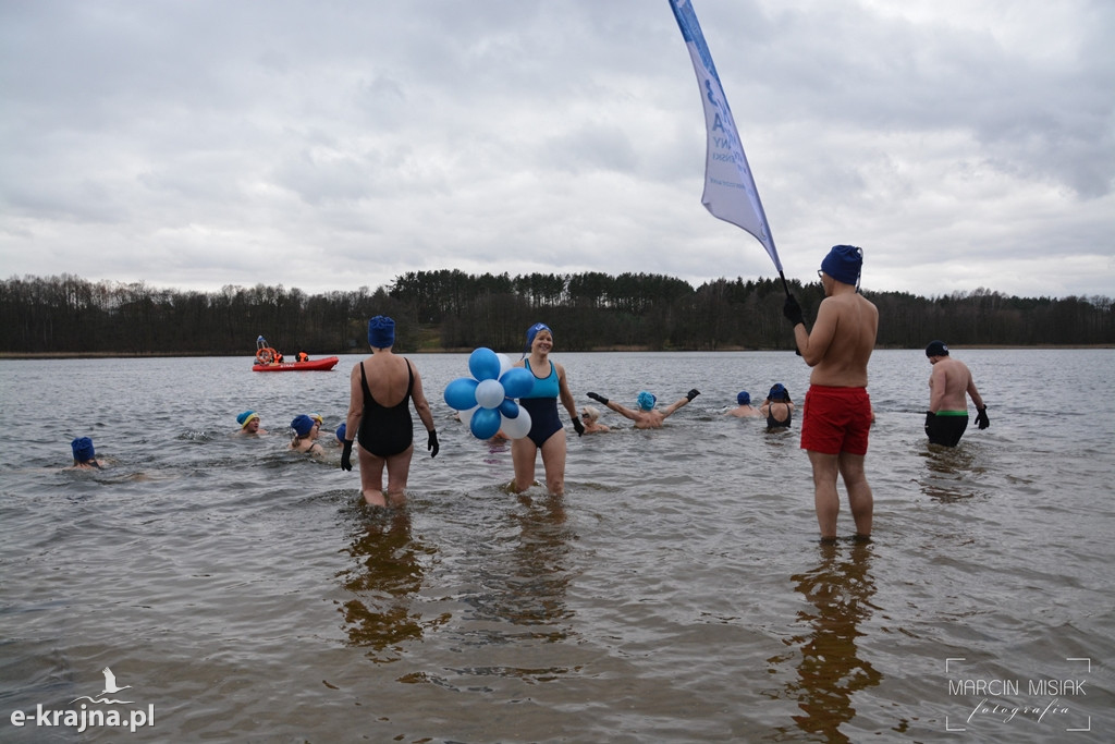 Powitanie Nowego Roku na sępoleńskiej plaży