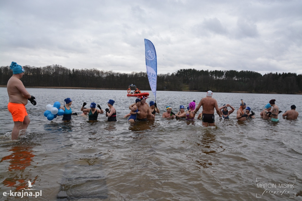 Powitanie Nowego Roku na sępoleńskiej plaży