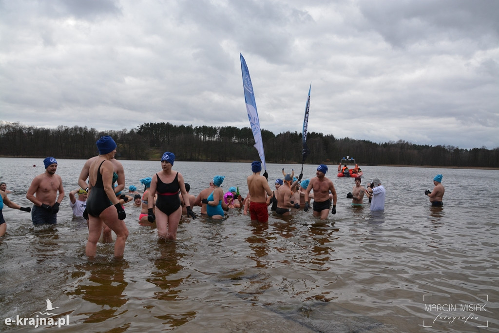 Powitanie Nowego Roku na sępoleńskiej plaży