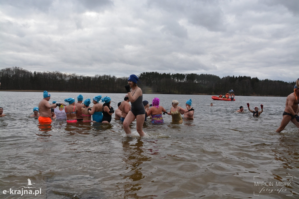 Powitanie Nowego Roku na sępoleńskiej plaży