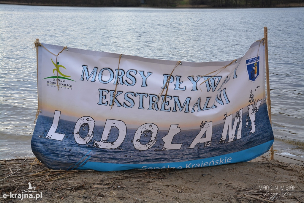 Powitanie Nowego Roku na sępoleńskiej plaży