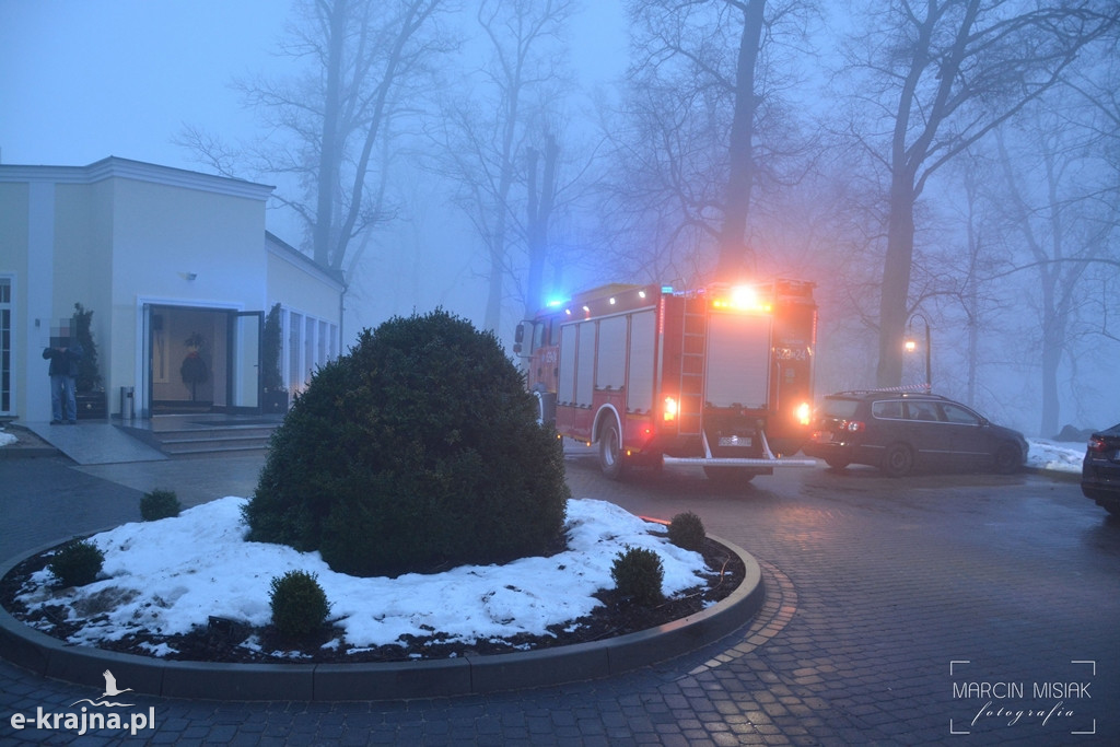 Pożar hotelu w Runowie Krajeńskim