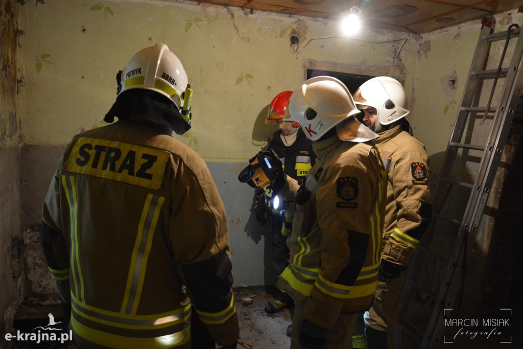 Pożar na Złotowskiej w Więcborku