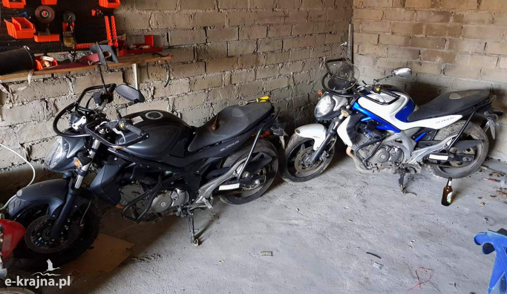 Nielegalny tytoń i skradzione motocykle