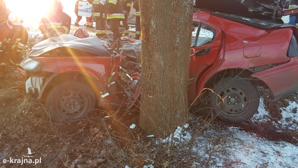 Groźny wypadek na DW nr 188 w pobliżu Lipki