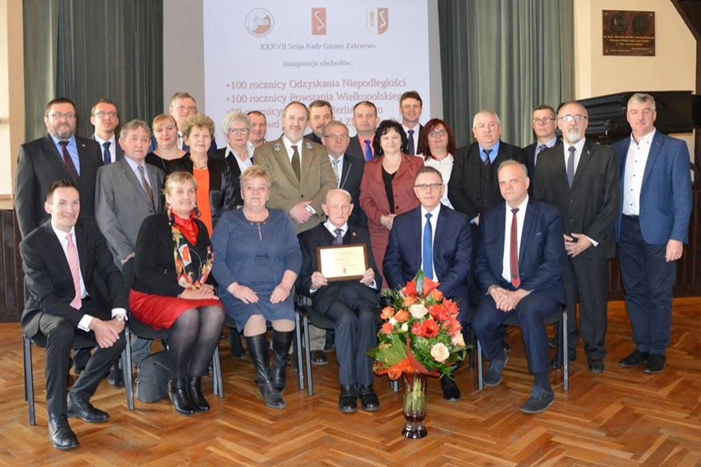 Alfons Tomke Zasłużonym dla Gminy Zakrzewo