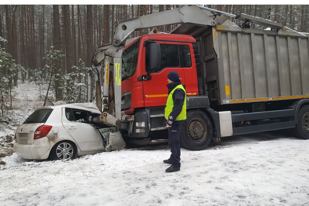 Groźne zdarzenie drogowe