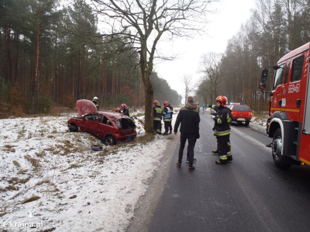 Seria wypadków drogowych