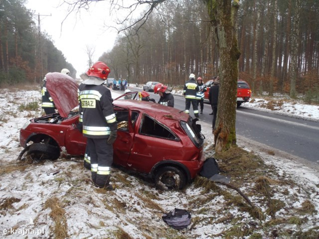 Seria wypadków drogowych