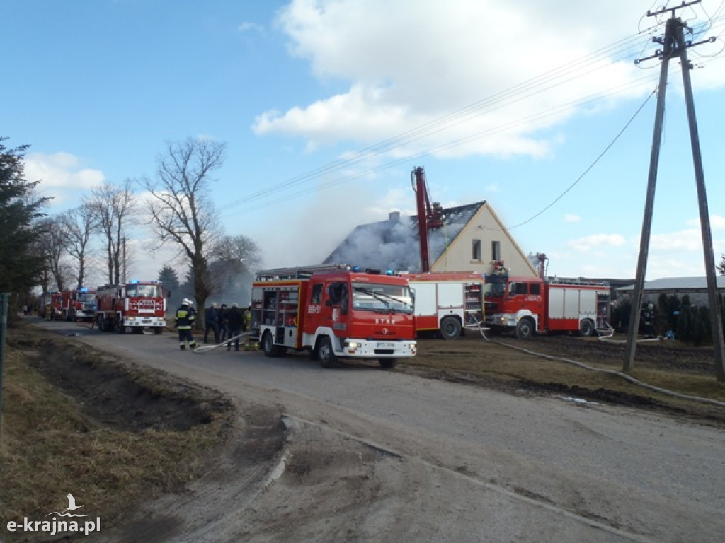 Pożar budynku mieszkalnego w Czernicach