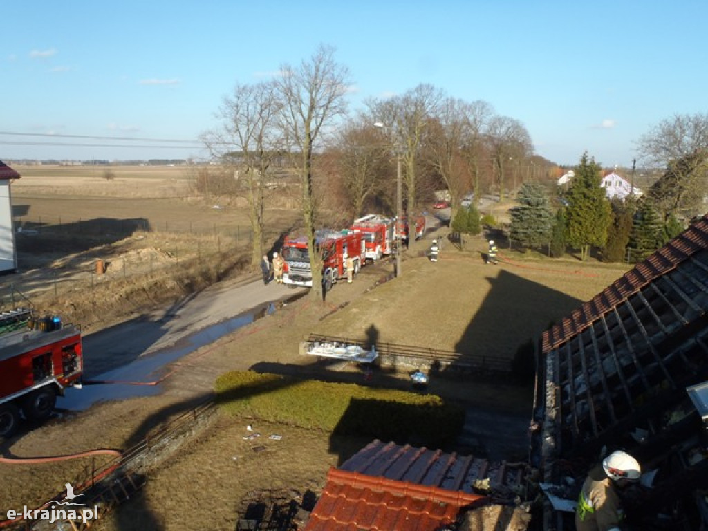 Pożar budynku mieszkalnego w Czernicach