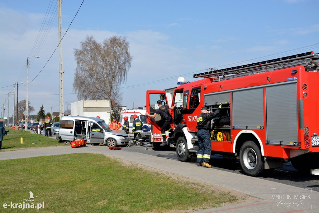 Sępólno: Wypadek na Chojnickiej