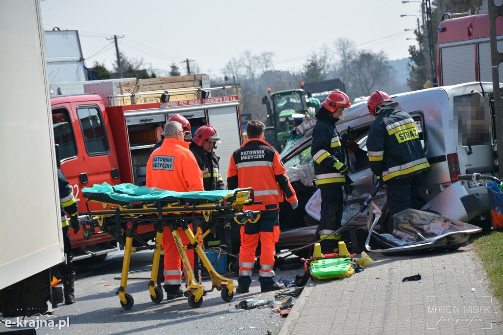 Sępólno: Wypadek na Chojnickiej