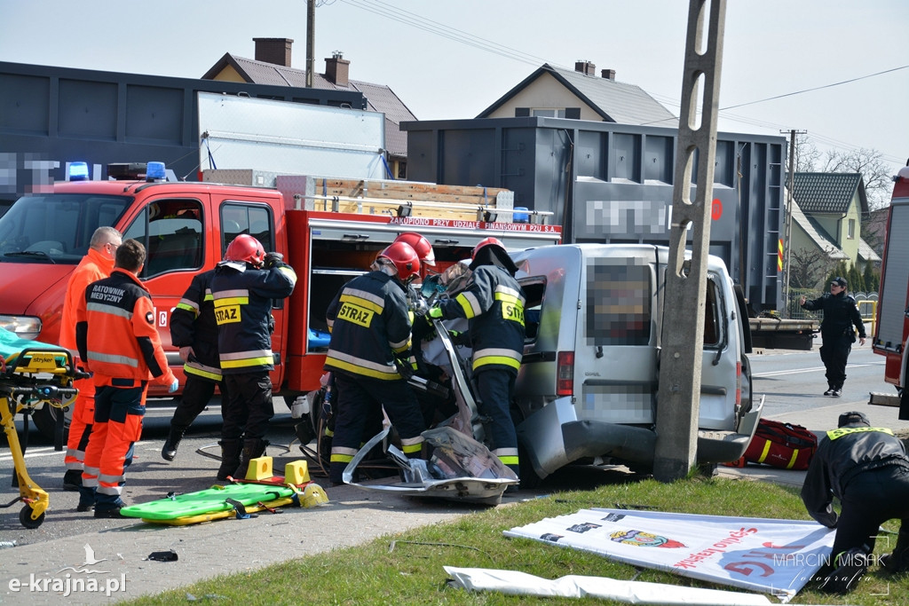 Sępólno: Wypadek na Chojnickiej