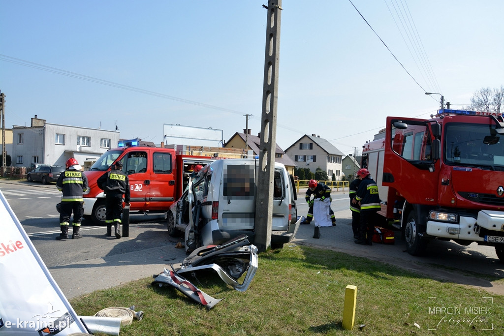 Sępólno: Wypadek na Chojnickiej